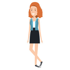 beautiful woman avatar character