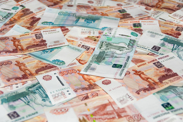 Ruble banknotes