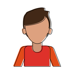 man avatar portrait icon image vector illustration design 