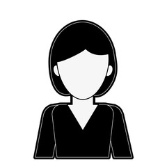 business woman avatar portrait icon image vector illustration design