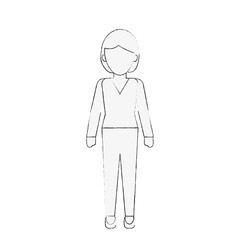 young business woman full body icon image vector illustration design