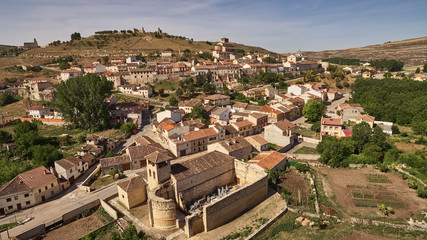 Fototapeta na wymiar Fuentidueña village in Segovia, Spain