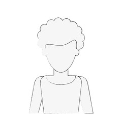 woman young pretty portrait icon image vector illustration design