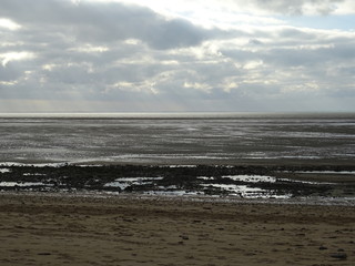 Fototapeta premium Marrée basse St Jean le Thomas