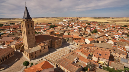 Madrigal de las Altas Torres village in Avila province, Spain