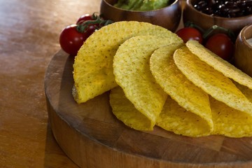 Various mexican food ingredients