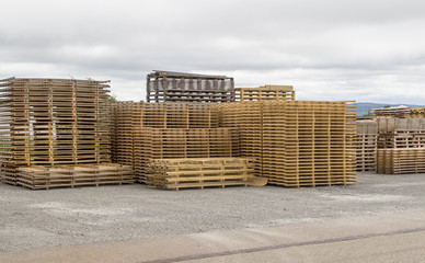 lots of pallets