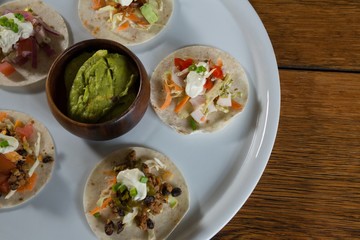Various mexican food