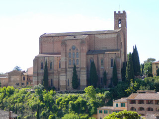 San Domenico church in Siena