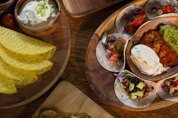 Various mexican food ingredients