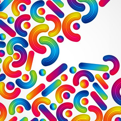 Colorful abstract background with striped design elements splash, color design, graphic illustration. A4.