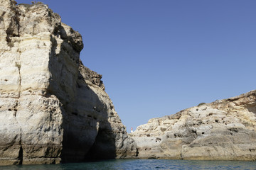 Acantilados en la costa de la Península Ibérica