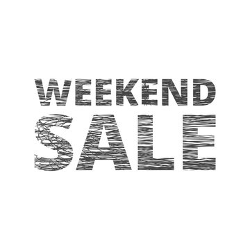 Weekend Sale Sign