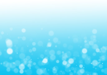 Abstract blue bokeh circles for background