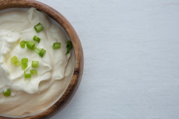 Mexican dip on table