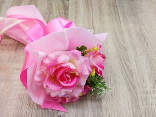 Rose - Flower, Single Rose, Bouquet, Single Flower, Wood - Material