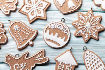 Christmas gingerbread cookies