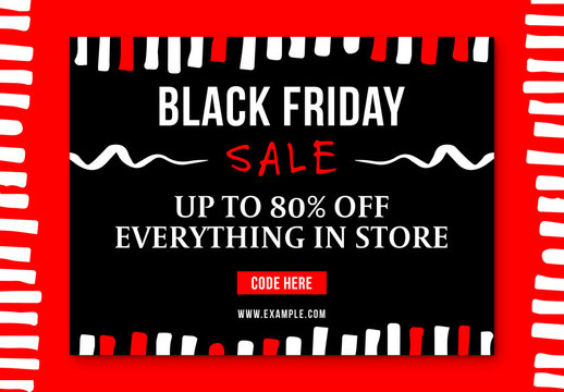 Black Friday Sale Social Media Post Layout 6