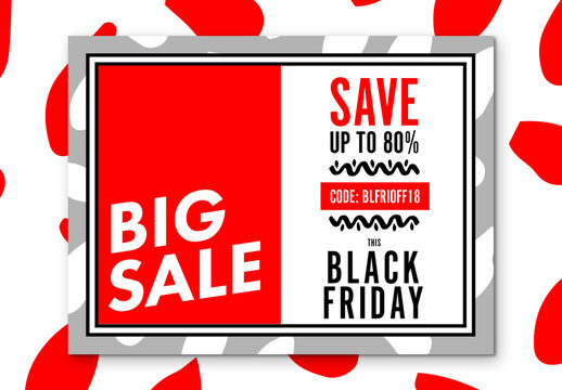 Black Friday Sale Social Media Post Layout 7