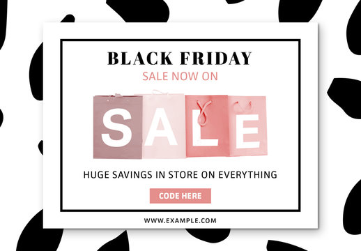 Black Friday Sale Social Media Post Layout 8