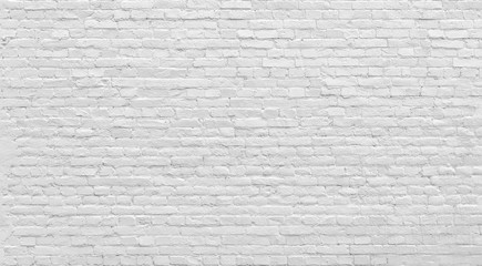 White old brick wall urban Background.