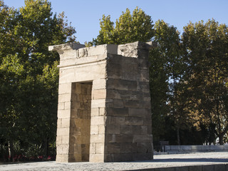 Fototapeta na wymiar Templo de Debod, Madrid ,Spain