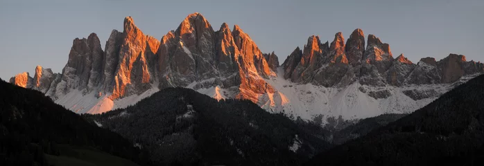 Photo sur Plexiglas Dolomites Pics Geisler