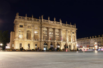 Obraz premium Palazzo Madama, Piazza Castello, Turin, Italy