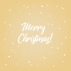 Merry Christmas! Happy 2018 new year. Holidays greeting card.