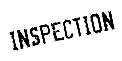 Inspection rubber stamp. Grunge design with dust scratches. Effects can be easily removed for a clean, crisp look. Color is easily changed.