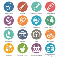 Medical Equipment & Supplies Set 1 - Dot Series