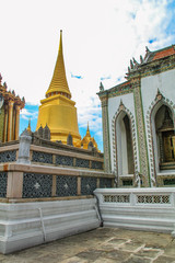 Temple of the Emerald Buddha at Grand Palace in Bangkok