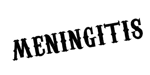 Meningitis rubber stamp. Grunge design with dust scratches. Effects can be easily removed for a clean, crisp look. Color is easily changed.