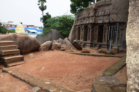 Five Rathas temples (Mahäbalipuram-Inde du Sud)