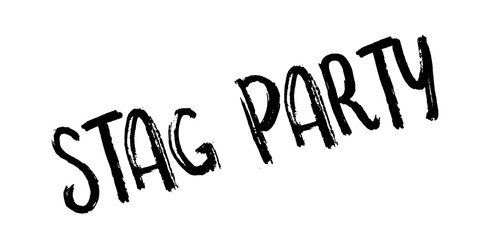 Stag Party rubber stamp. Grunge design with dust scratches. Effects can be easily removed for a clean, crisp look. Color is easily changed.