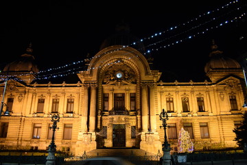 Fototapeta premium CEC Palace in Bucharest, Romania