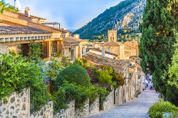 Pollenca, old village on the island Palma Mallorca, Spain © Balate Dorin