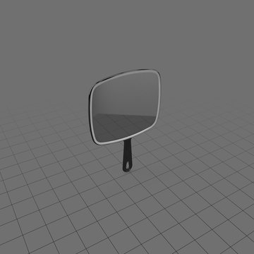 Square hand mirror