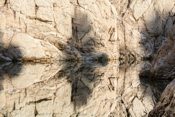 Lake Bimont emptied following work on the hydroelectric dam