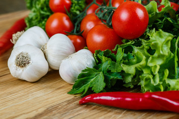 organic food background Vegetables