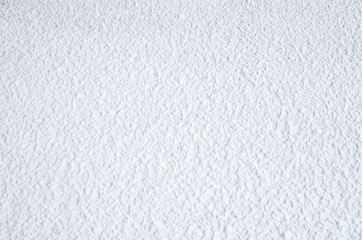 Snow bright surface in sunny day