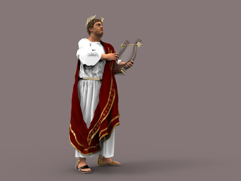 Ilustraci&oacute;n del emperador Ner&oacute;n