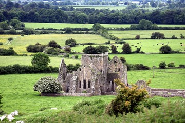 Ruins of an old Monastery in Ireland - Cashel 
