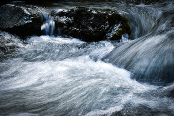 detail blurred ripples