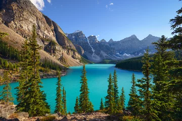 Foto op Plexiglas Lake Moraine. Alberta .Canada © thierry faula