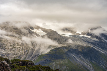 Mountains landscape at Glacier Bay National park, Alaska 