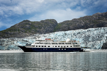 Big cruise ship in Alaska 
