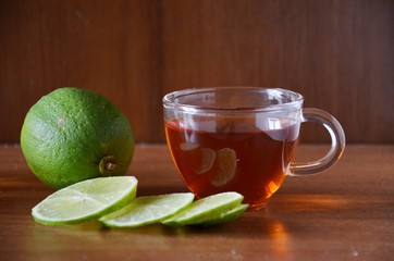 Earl Grey tea with bergamot.
