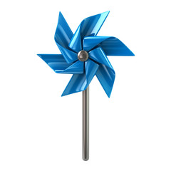 Blue pinwheel