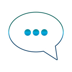 speech bubble icon over white background vector illustration